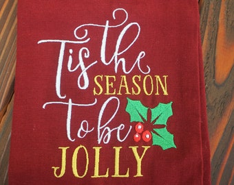 Tis the Season to be Jolly Kitchen Towels (2 Set)