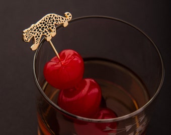 Leopard Cocktail Picks