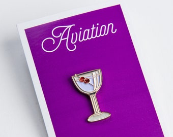 Aviation Cocktail - Enamel Pin