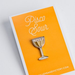 Pisco Sour Cocktail - Enamel Pin