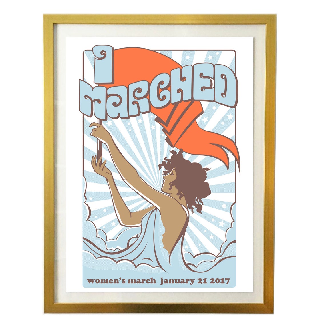 Women's March Poster Commemorative Art Print | Etsy