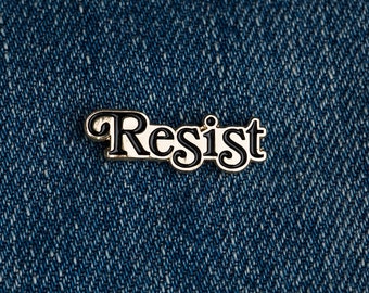 Resist Enamel Pin