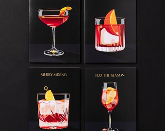 Bitter Cocktail Holiday Cards