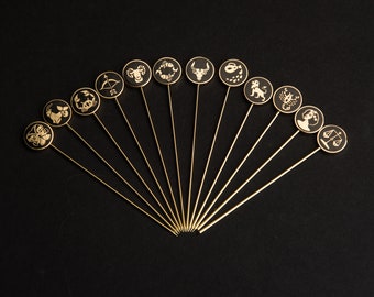 Zodiac Cocktail Picks