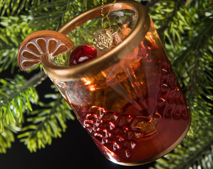 Old Fashioned Whiskey Cocktail Ornament - Etsy
