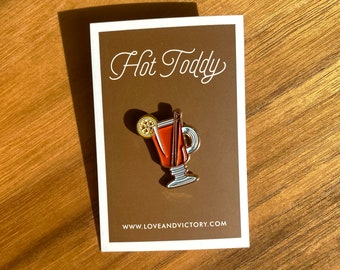 Hot Toddy Cocktail - Enamel Pin