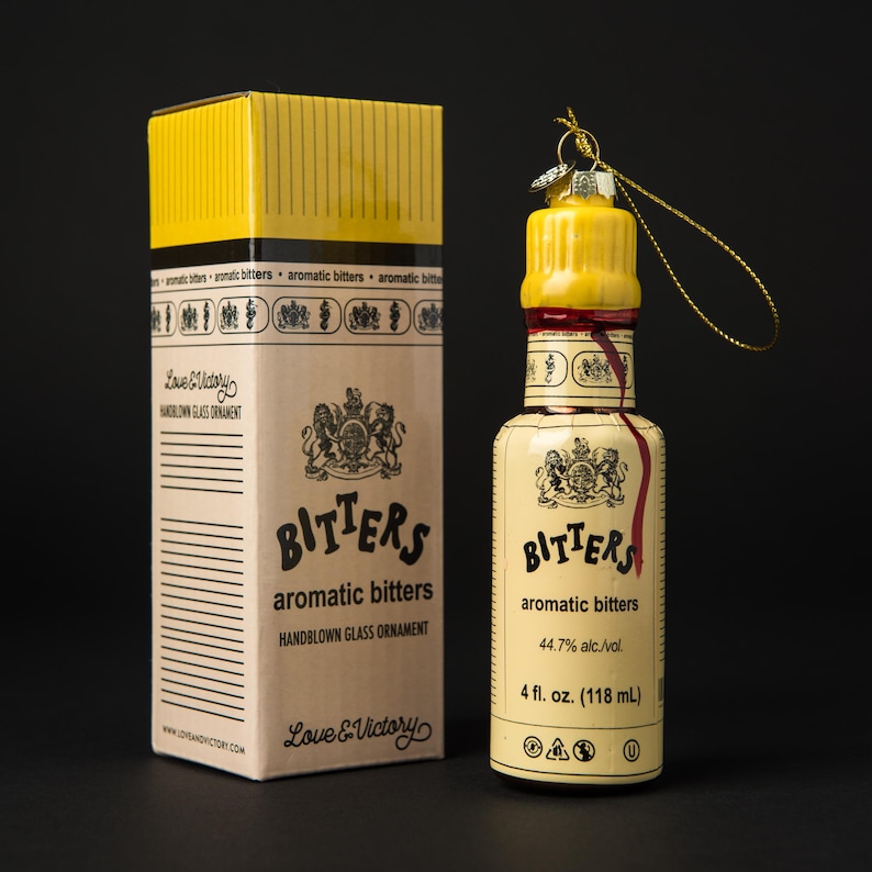Love & Victory Bitters Bottle Ornament - Thumbnail 3