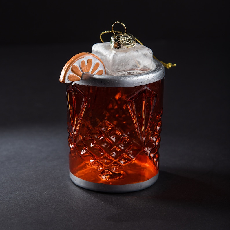 Negroni Cocktail Christmas Ornament - Etsy