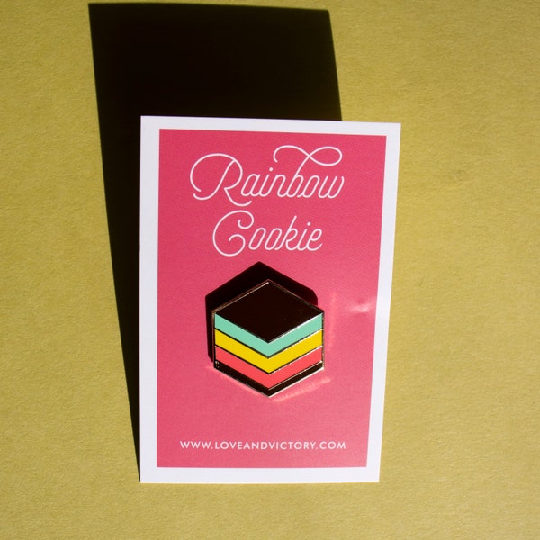 Rainbow Cookie Enamel Pin