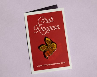 Crab Rangoon Pin
