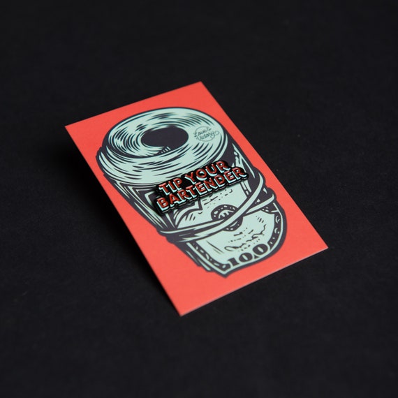 TIP YOUR BARTENDER Enamel Pin - Bartender Gift - Etsy