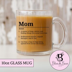 Personalized Mom Definition Mug | Custom Mother's Day Gift | Funny Coffee Cup for Mom | Gift from Kids | Custom Name & Meaning