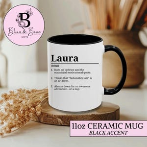 Custom Name Definition Mug | Personalized Gift for Her | Funny Coffee Cup | Custom Name & Meaning | Birthday Gift for Women