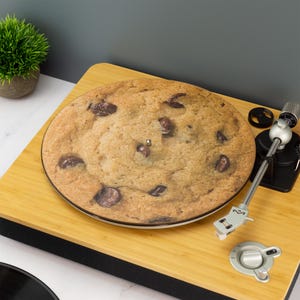 Cookie Biscuit Record Player Slip Mat Turn Table DJ Slip Mat