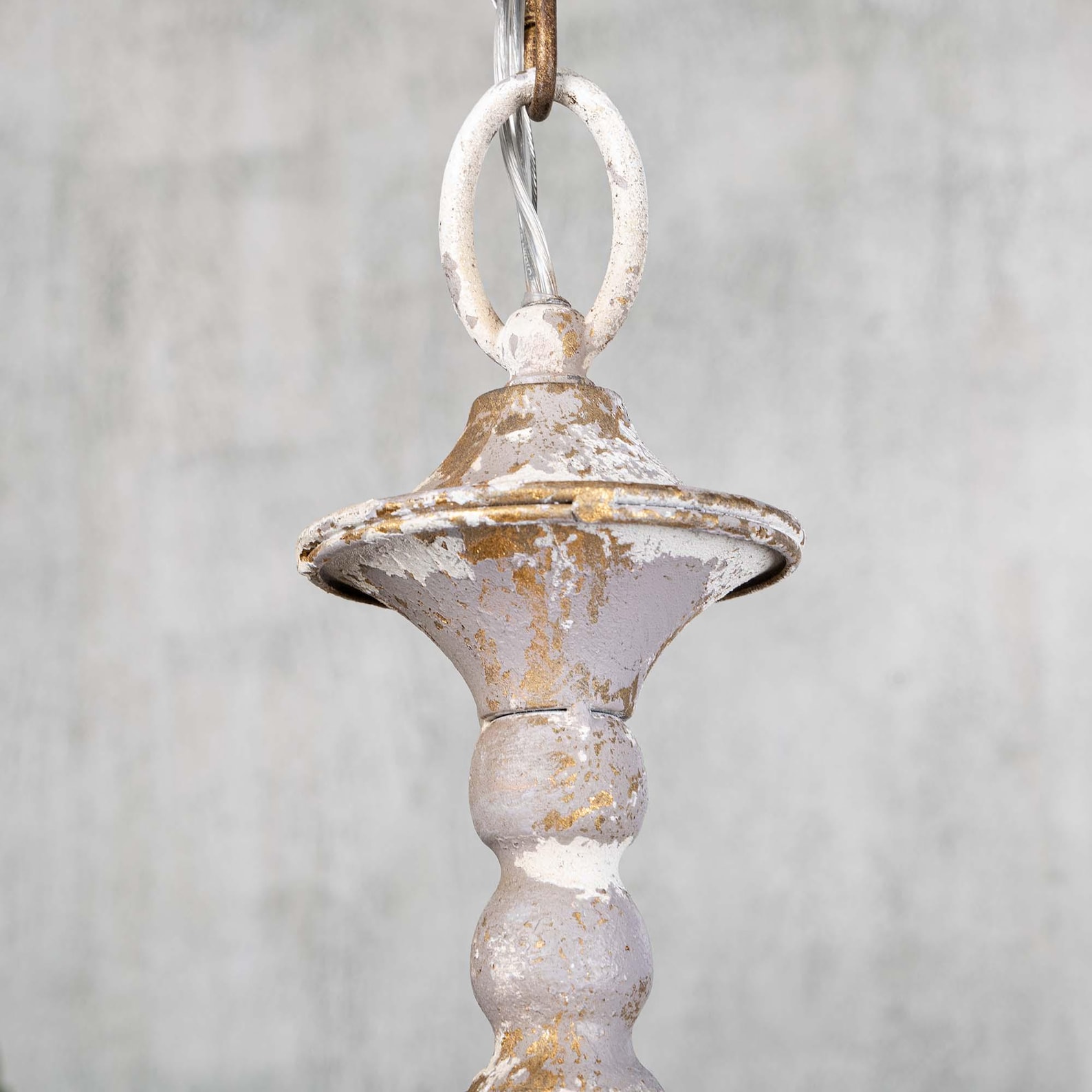 French Country Chandelier, 6 Lights, Rustic main image 1