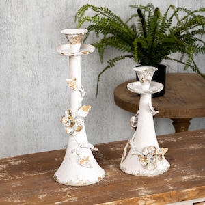 Vintage Floral Candle Holder Metal Candle Holder Decorative Candle Holder Vintage Halloween Decor - Suitable for Weddings and Banquets