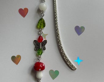 mushroom charm bookmark