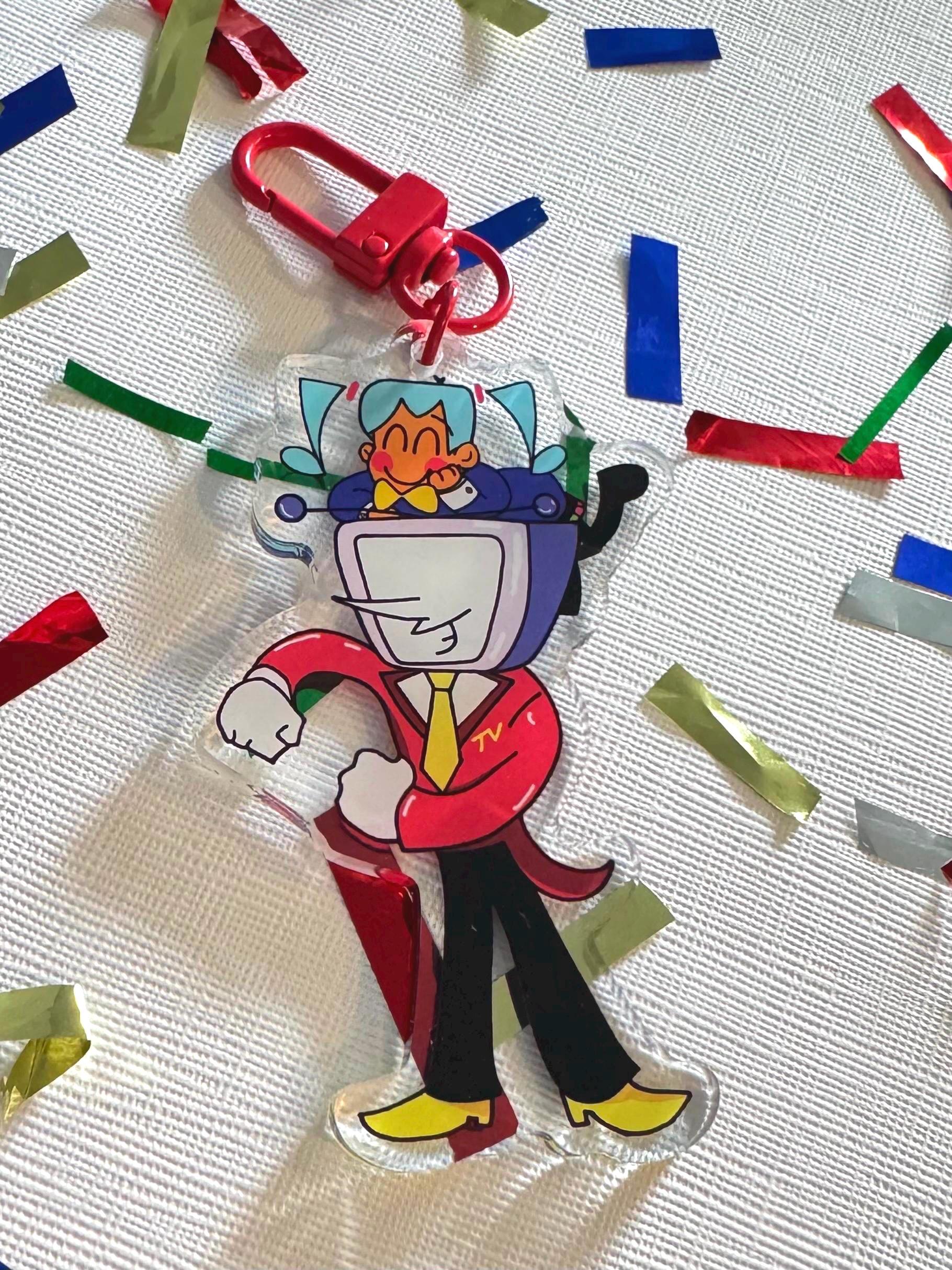 Mr.(ant)tenna X Static Hatsune Miku Acrylic Keychain (デルタルーン