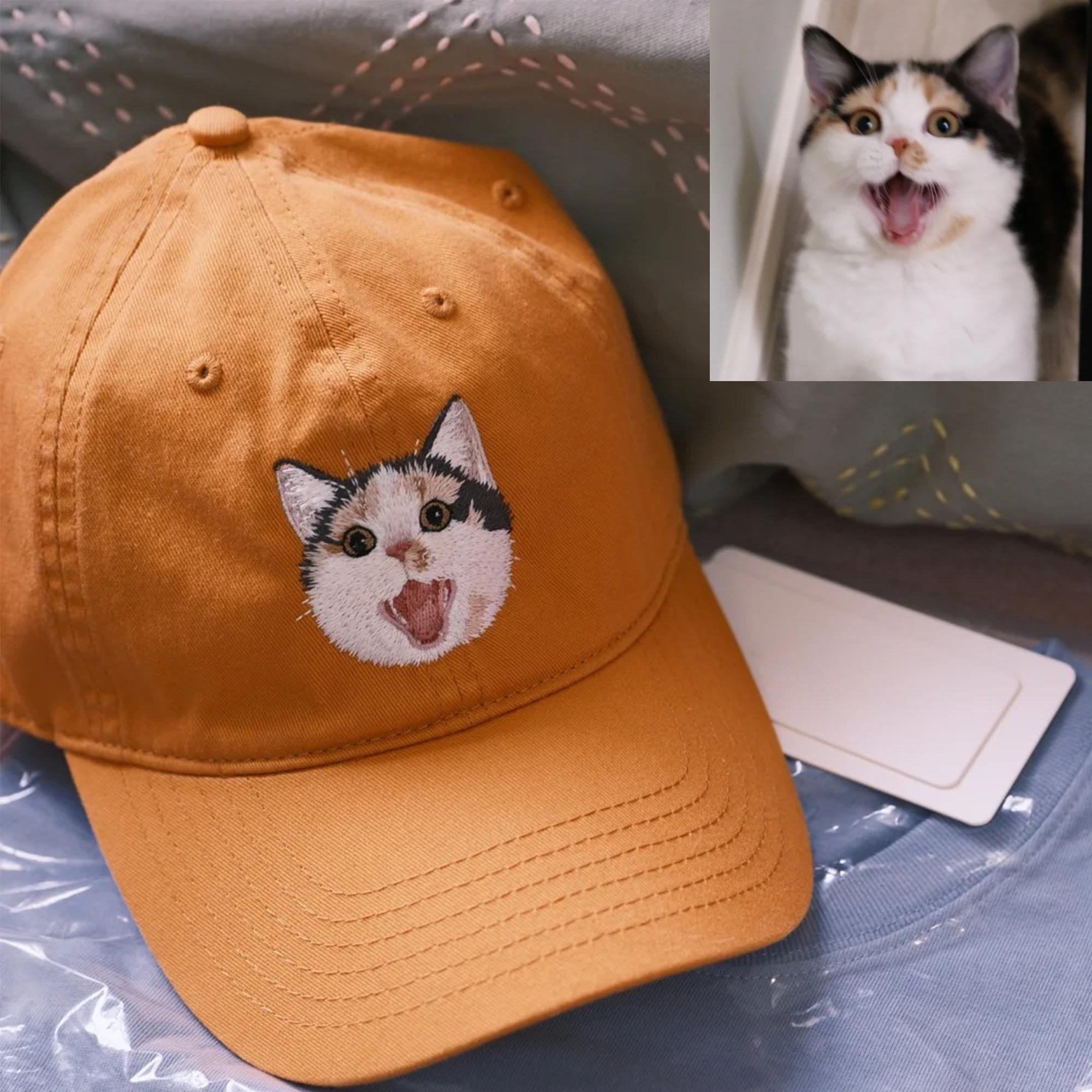 Yellow Snapback Hat Animal Embroidered Snapback Cap - Yellow Flat Brim ...