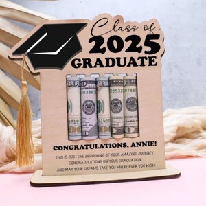 Portamonedas personalizado para graduación, portamonedas para graduación, regalo personalizado para graduación, portamonedas para la clase de 2025, regalo para 2025