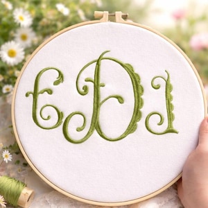 Botanical Monogram Font BX, Leaf Vine Alphabet, Elegant Scroll Letters, | Classic Alphabet A–Z, 6 Sizes (Digital Download, BX Font Included)