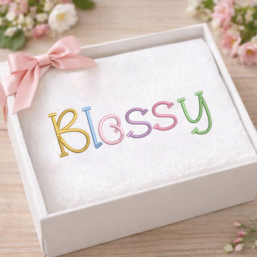 Hello Spring Script Embroidery Font | Classic Alphabet A–Z, 6 Sizes ...
