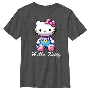 Hello Kitty T-shirt, Unisex Hello Kity Gift,, Unique Style, Hello Kitty Matching Shirt, Kawaii Lover, Eye-catching, Onesie, Toddler, Youth 画像 4