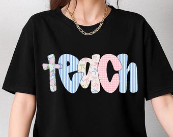 Teacher Shirt for Back to School, Kindergarten Teacher Tee, Teacher Appreciation Shirt Gift for Women, Unique Gift for Teacher, Teacher Gift