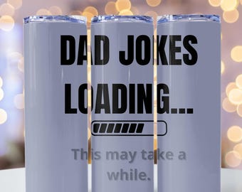 Carátula para vaso térmico de 20 oz con chistes de papá