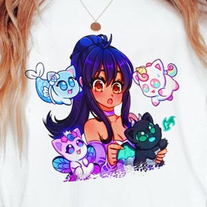 Aphmau Plushies, Youtuber Gamers Boys Girls Novelty Shirt, Aphmau Cute Shirt, Aphmau Meow Plushies Anime Cats T-shirt, Sweatshirt, Hoodie