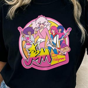 Jem and The Holograms Shirt For Kids, Jem & The Holograms, Summer Girl, 80&#39;s Women Cartoon, Summertime T-Shirt, Jem Star Sweatshirt, Hoodie