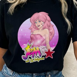 Jem and the Holograms Shirt, Jems shirt, Holograms shirt, Summer Girl Shirt, 80s Women Shirt, 80&#39;s Cartoon Neon Color Sweatshirt, Hoodie