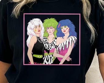 Jem and The Holograms Shirt For Kids, Jem & The Holograms, Summer Girl, 80s Women, 80's Cartoon, Summertime T-Shirt, Sweatshirt, Hoodie