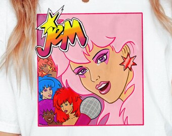 Jem and The Holograms Shirt, Jem & The Holograms, Summer Girl Shirt, 80s Women Shirt, 80's Cartoon, Summertime T-Shirt, Sweatshirt, Hoodie