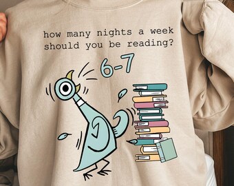 How Many Nights A Week Should You Be Reading 6-7 TShirt, Children's Books Sweatshirt, Teacher Six Seven 67 Hoodie