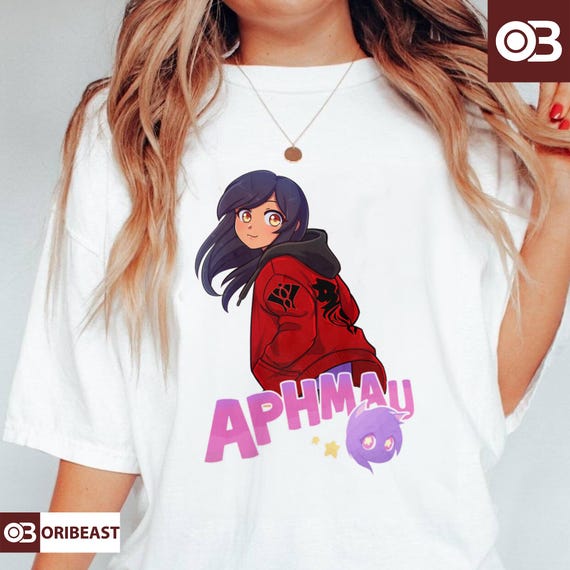 Women's Aphmau Cartoon T-Shirt - 100% Cotton, Digital Print, Standard Fit - View #8