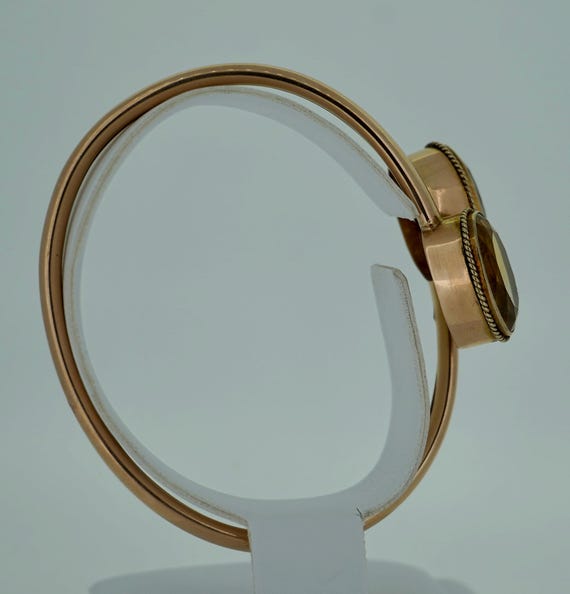 18K Citrine Wrap Around Bypass Bracelet - image 10