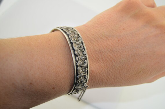 Art Nouveau TOPAZIO Sterling Bracelet