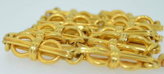Fabulous Chunky 18K Victorian Chain 19 inches - image 4