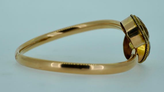 18K Citrine Wrap Around Bypass Bracelet - image 7