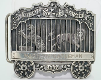 Tiffany & Co. Circus of the Stars Sterling Silver Belt Buckle - Marilyn Katleman