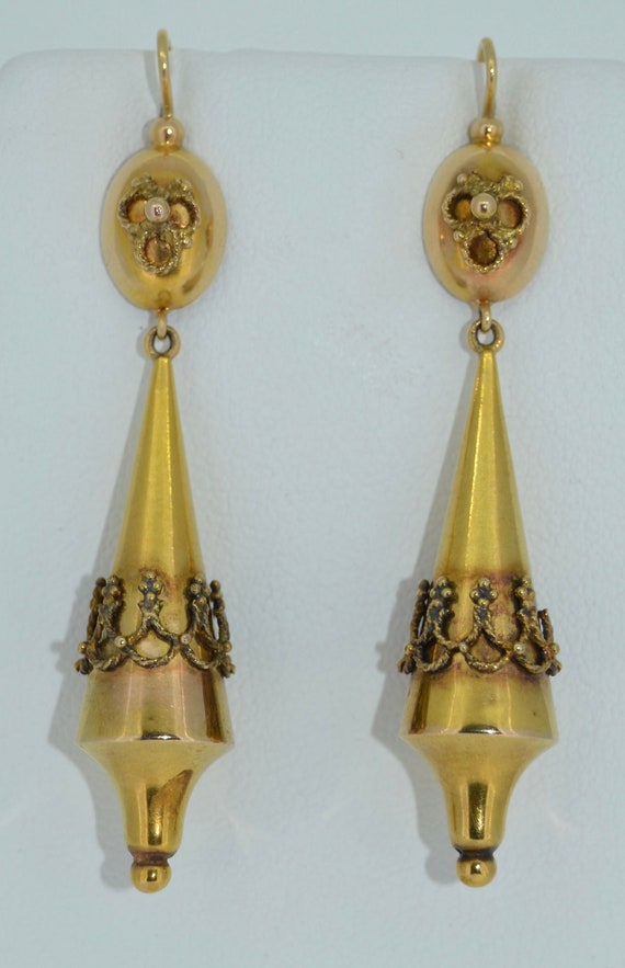 Victorian 14K Drop Earrings