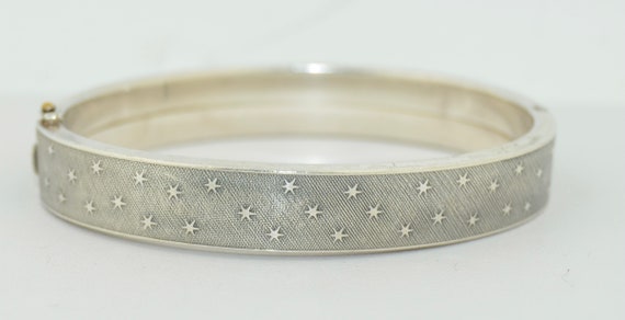 Bangle with rock crystal silver 835 like elis Kauppi