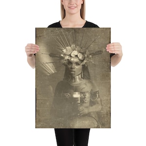 Vampire Queen Vintage Print