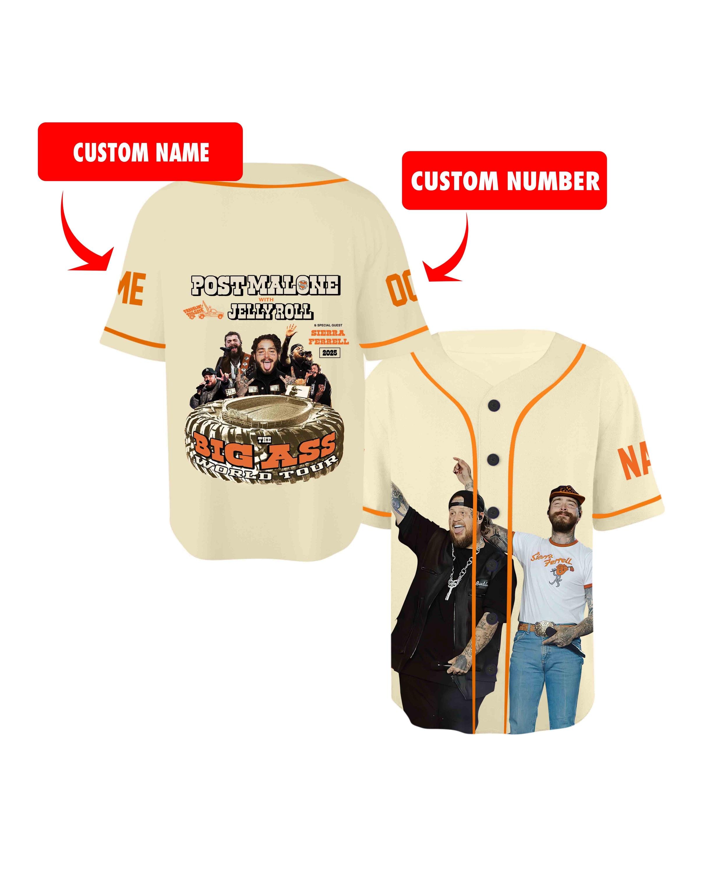Discover Breezy Bowl Baseball Jersey, Chris Brown Tour 2025 Jersey Shirt, Concert Merch Jersey