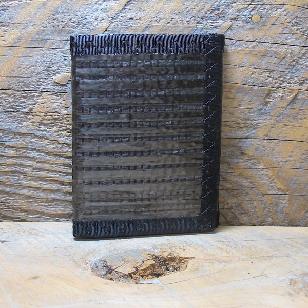 Carbon Fiber Trifold ID Wallet - USA Made - Carbon Fiber Black &  Kevlar Gold VEGAN - Built to Last