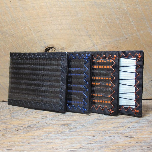 Bifold  ID Wallets Carbon Fiber - USA Made - Vegan