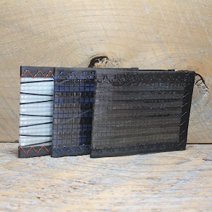 Cartera plegable minimalista - Fabricada en EE.UU. - Vegana. - Construido fuerte y bien hecho