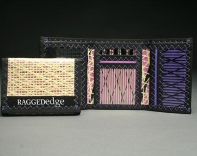 Kevlar Trifold ID Wallet Gold and Violet Etsy