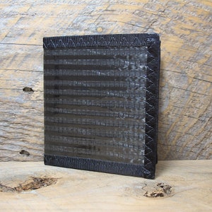 Cartera de fibra de carbono con doble identificación "Sidewinder" de estilo hipster, fabricada en EE. UU., vegana